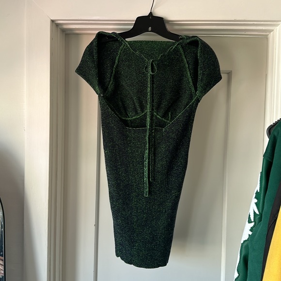 Isa Boulder | Shield Stretch-Rayon Knitted Mini Dress - Nightshade - Picture 10 of 13